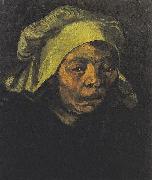 Vincent Van Gogh, Head of a Peasant woman with white hood